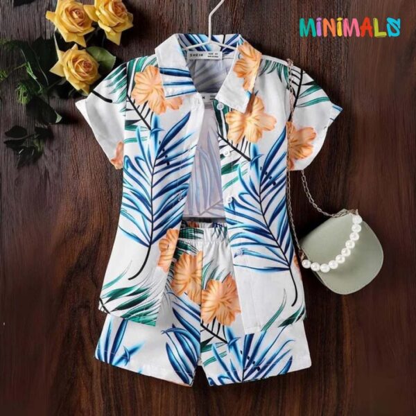 Floral Printed Set for Kids