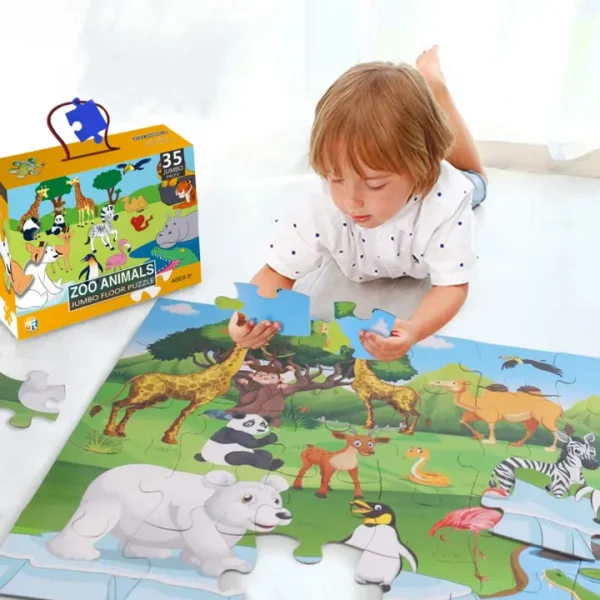 Zoo Animals Floor Puzzle